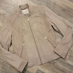American Rag soft suede like jacket, size large
